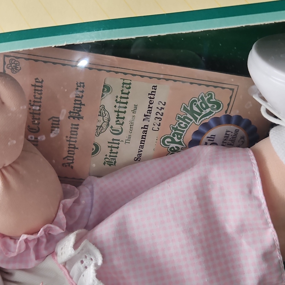 2/$250 Samatha Maretha, 15th Aniversary Edition CABBAGE PATCH KIDS - 1983 - Picture 7 of 16
